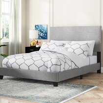 Yusuf upholstered deals standard bed